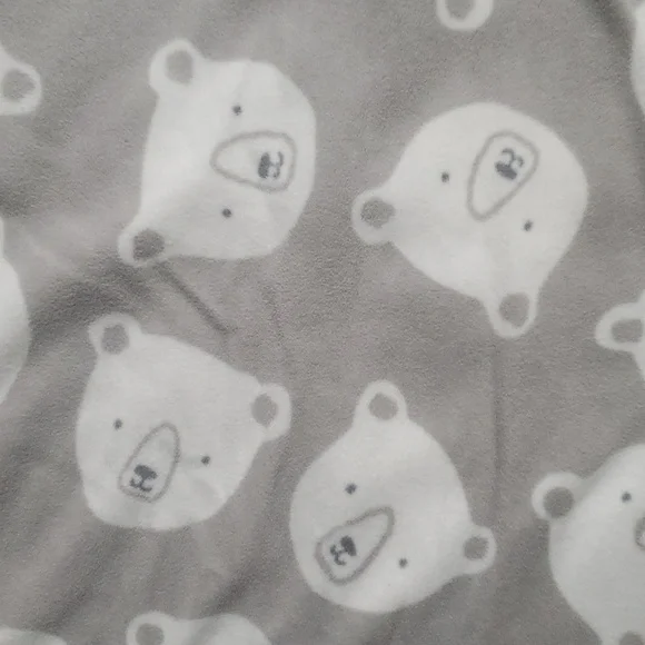 Bundle of 2 VGUC Carter's Fleece Sleep Sacks Wearable Blankets Size 3-6 Months - Picture 6 of 9